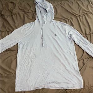 Baby Blue Polo Hoodie